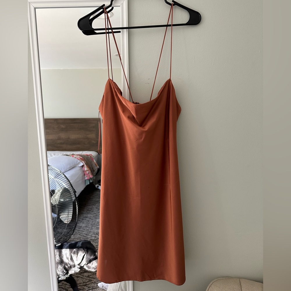 NWOT Satin Slip Mini Dress